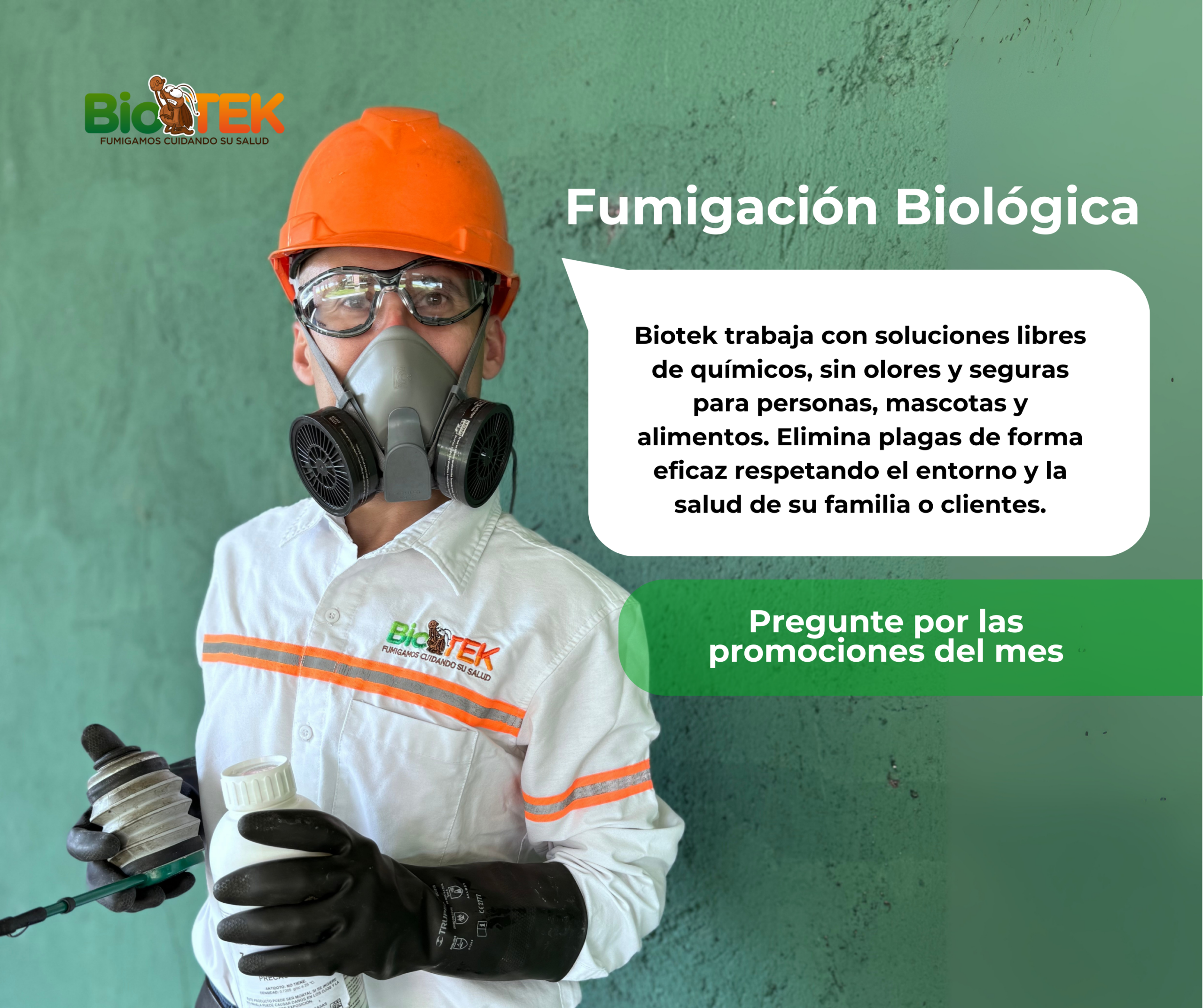 ofrecemos soluciones completas de fumigación contra